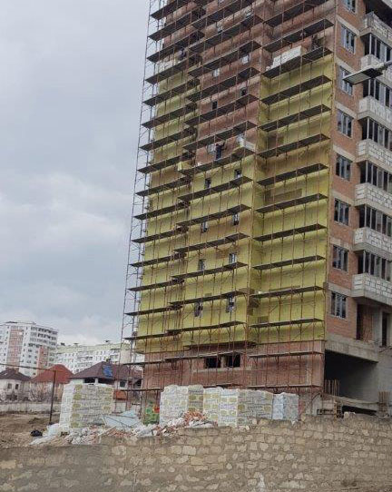 Строительство жилого комплекса в г. Кишинев с использованием утеплителя Baswool